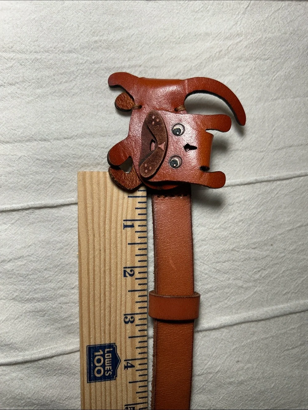 Vintage Novelty Leather Dog Belt Vanca Craft Style Boho Whimsigoth 🐕